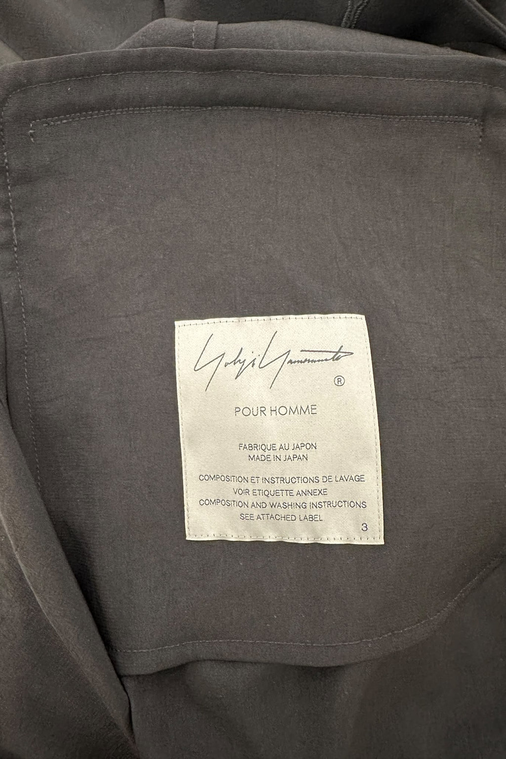 Yohji Yamamoto Pour Homme Soft Blazer