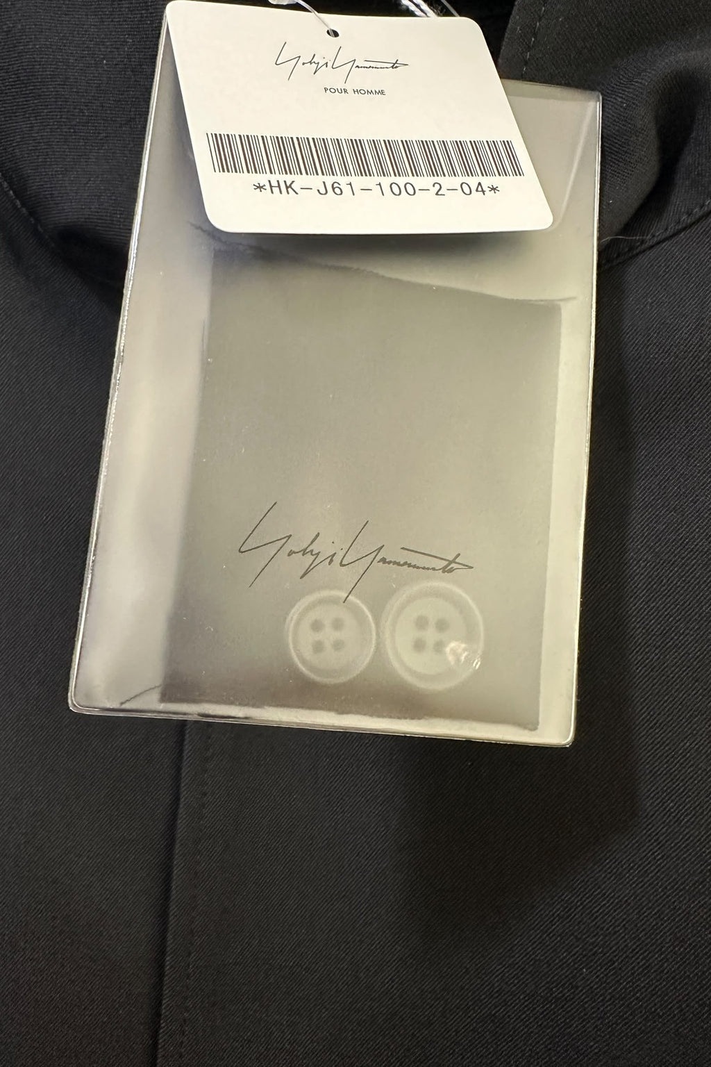 Yohji Yamamoto Pour Homme Light Weight Wool Coat