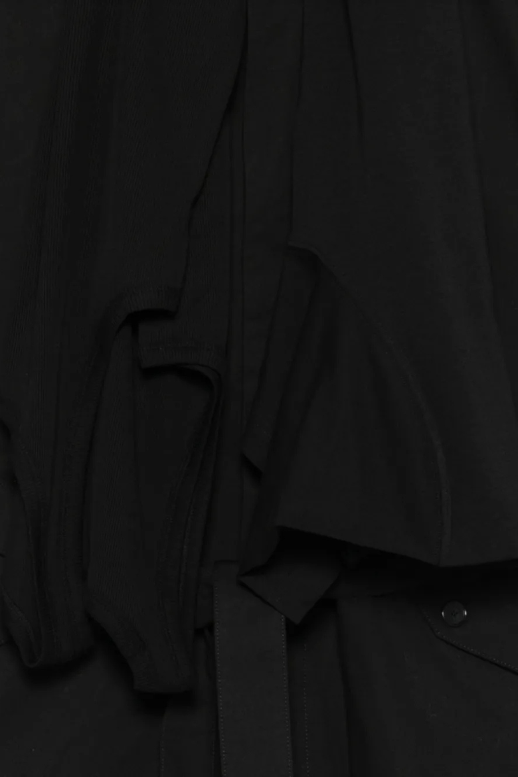 Alainpaul draped belted trench coat