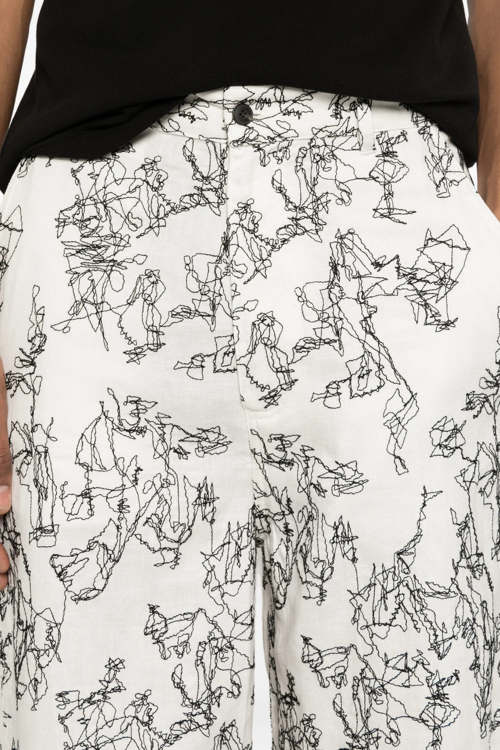 Qasimi embroidered bermuda shorts