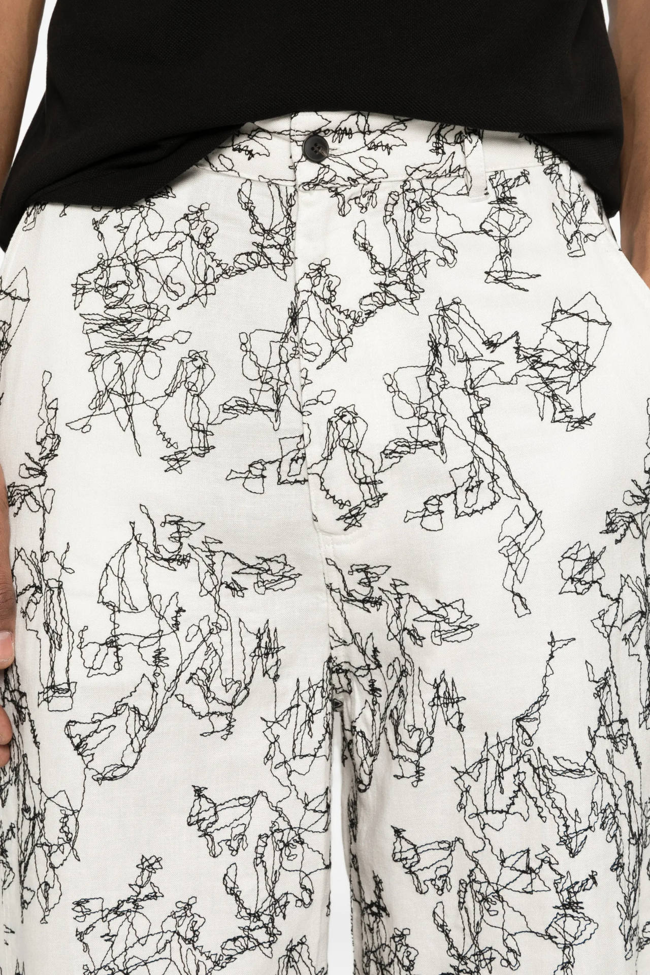 Qasimi embroidered bermuda shorts