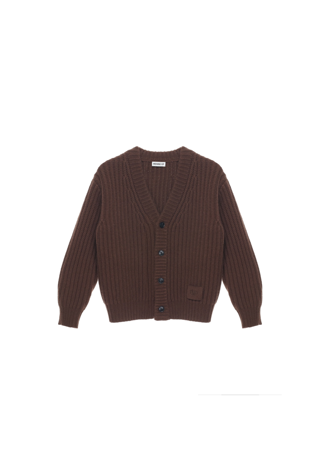 Textured Cardigan TMO25AWKN07BRO