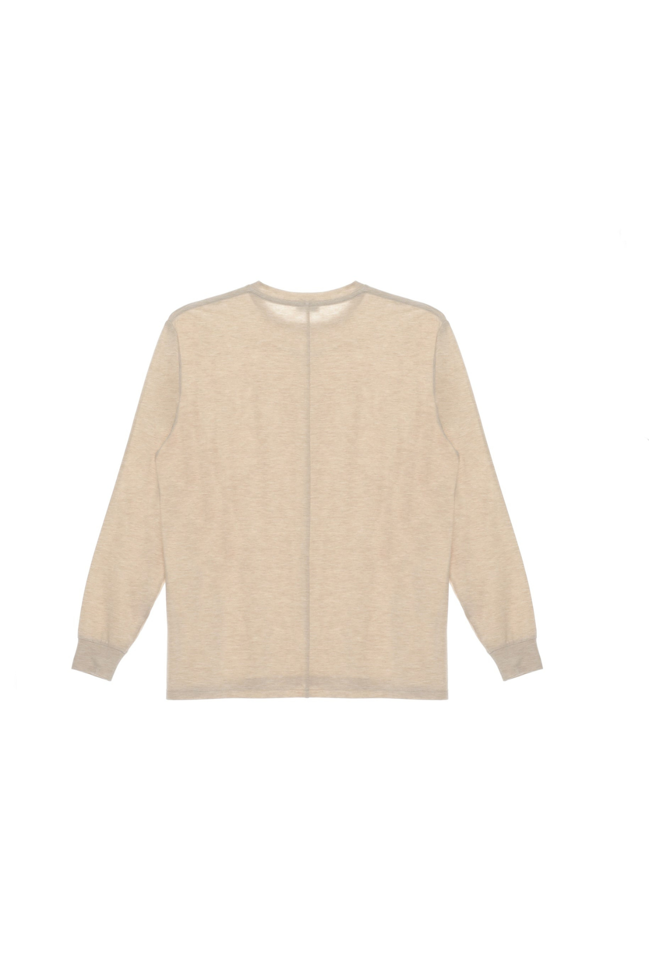 Oversize Round Neck Long Sleeve T-Shirt TMO25AWLT03APT