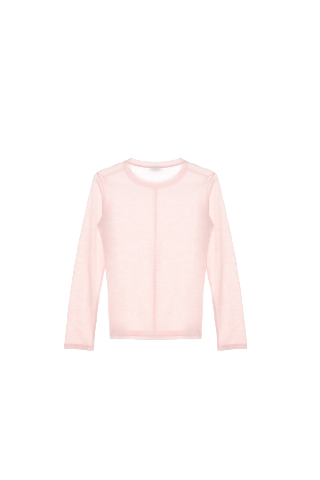 Slim Round Neck Long Sleeve T-Shirt TMO25AWLT02PNK