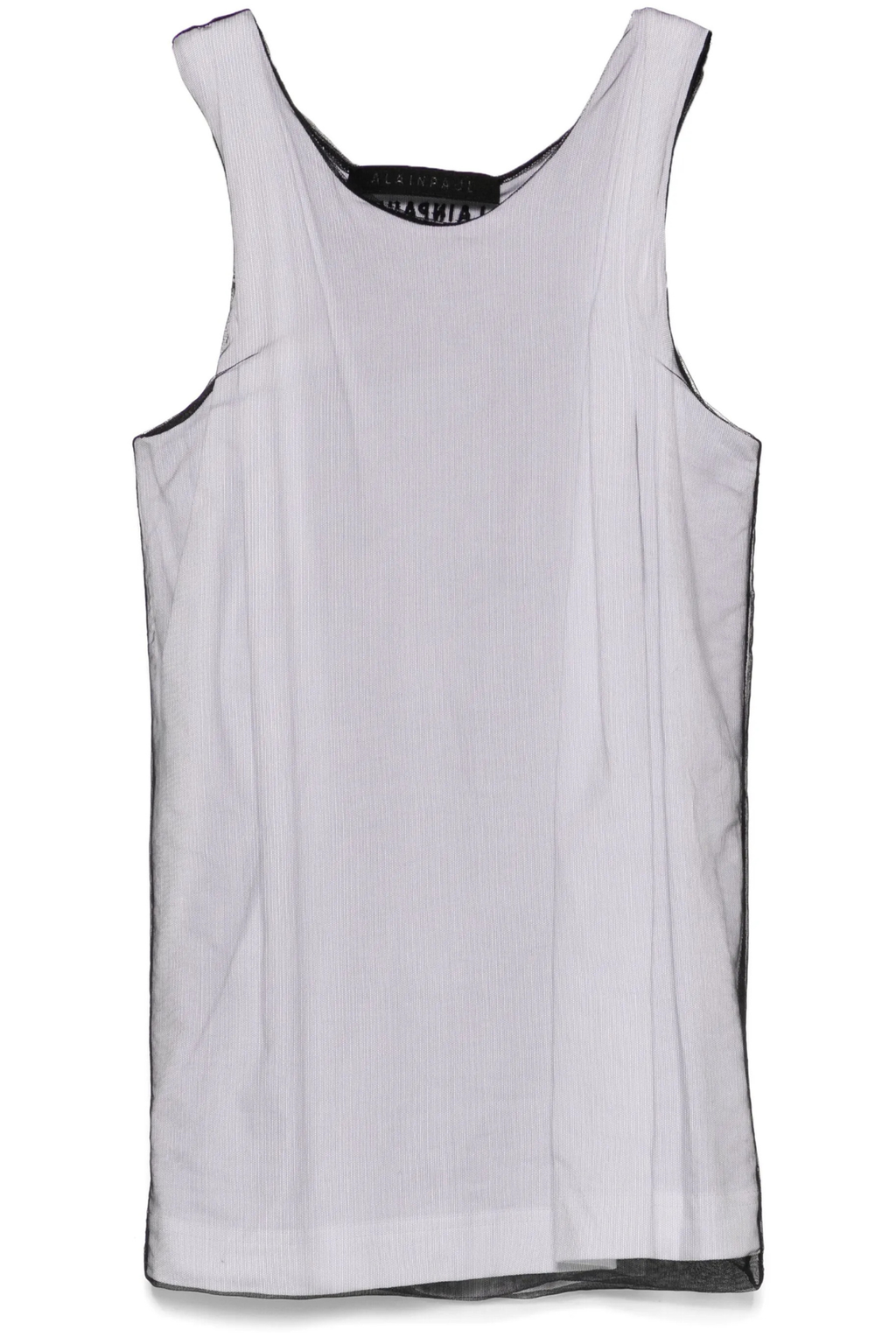 ALAINPAUL mesh-overlay tank top