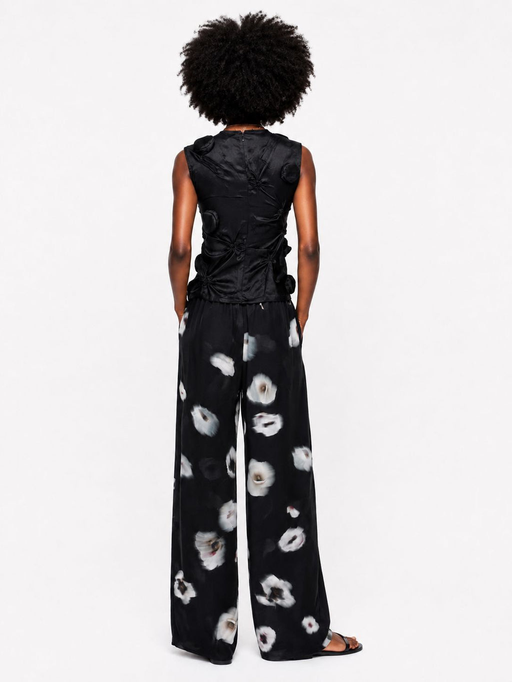 Alainpaul Floral Wide-Leg Trousers