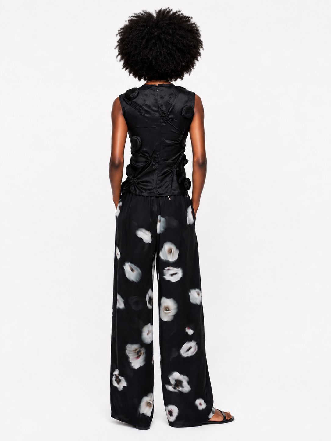 Alainpaul Floral Wide-Leg Trousers
