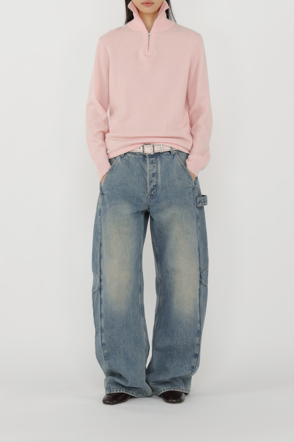 Vintage Cocoon Denim Jeans TMO25AWJN02BLU