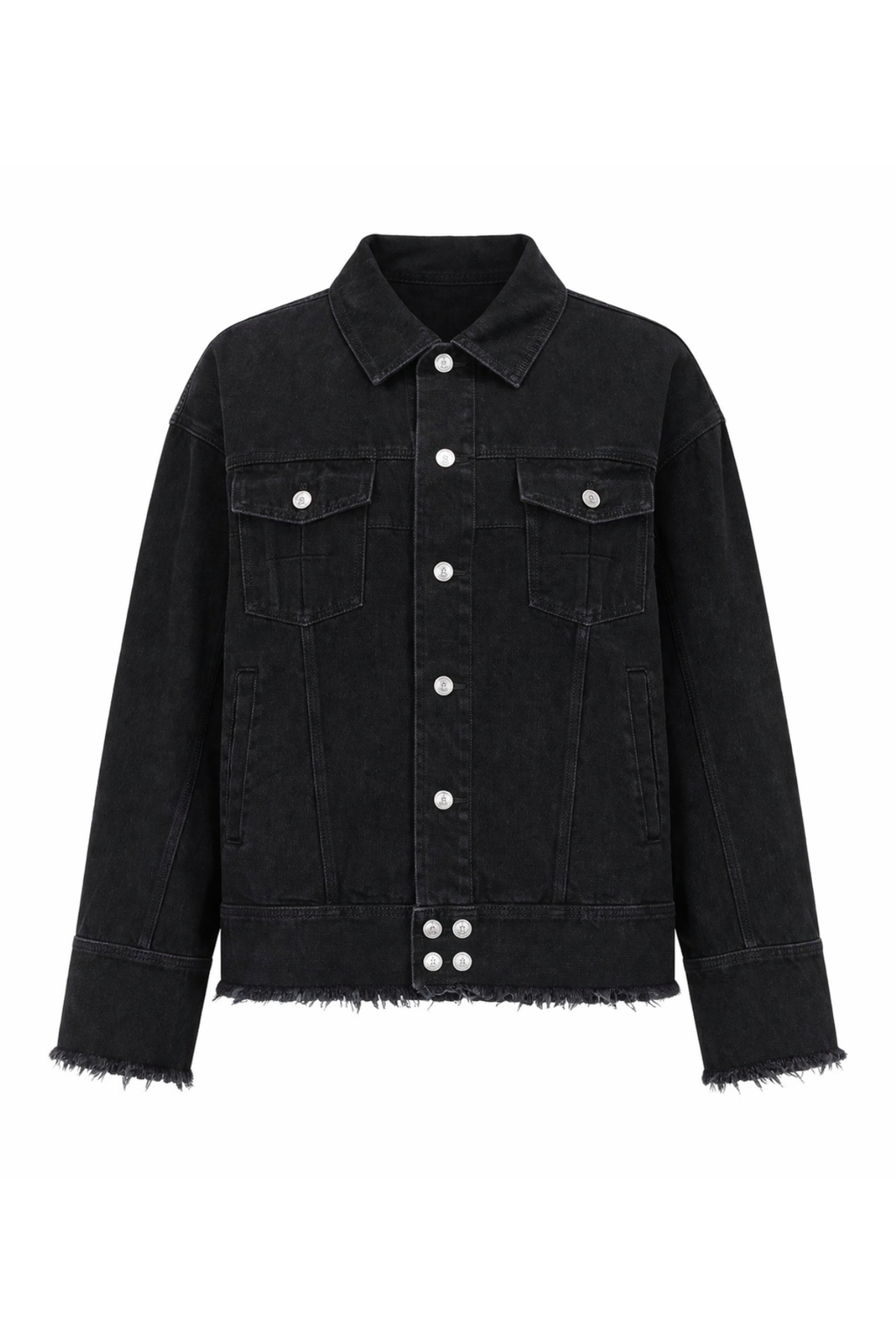 Matières Fécales Pierre M. Denim jacket Sclera Collection Black