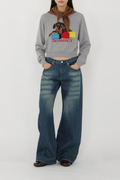 High-Waist Slim Sweater TMO25AWKN06LGR