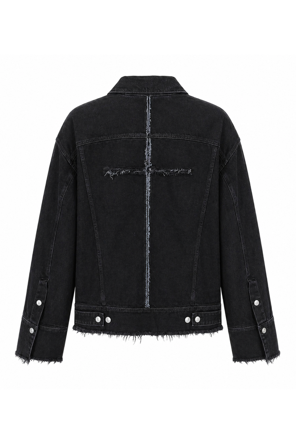 Matières Fécales Pierre M. Denim jacket Sclera Collection Black
