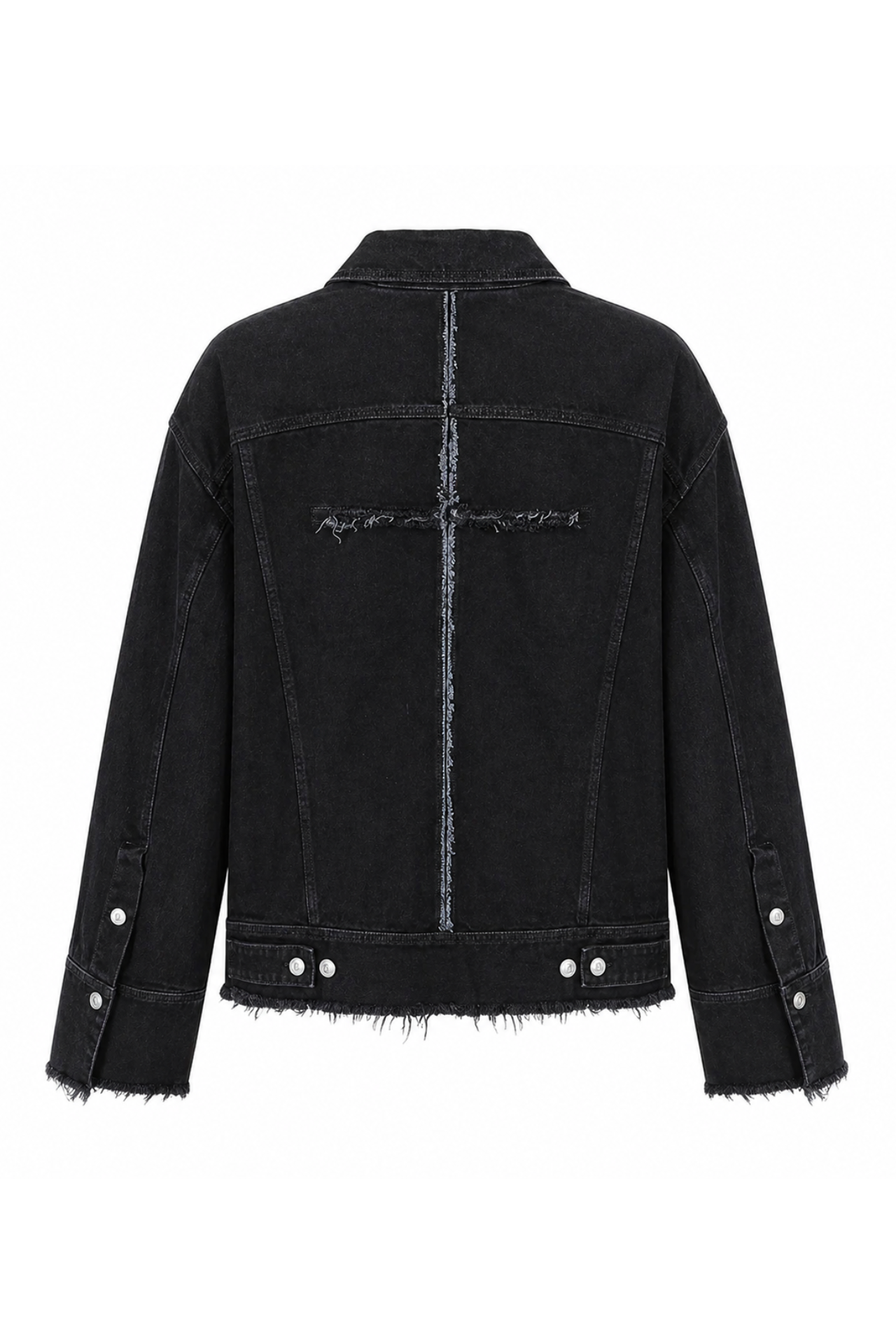Matières Fécales Pierre M. Denim jacket Sclera Collection Black