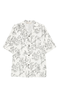 Qasimi buttoned pattern shirt