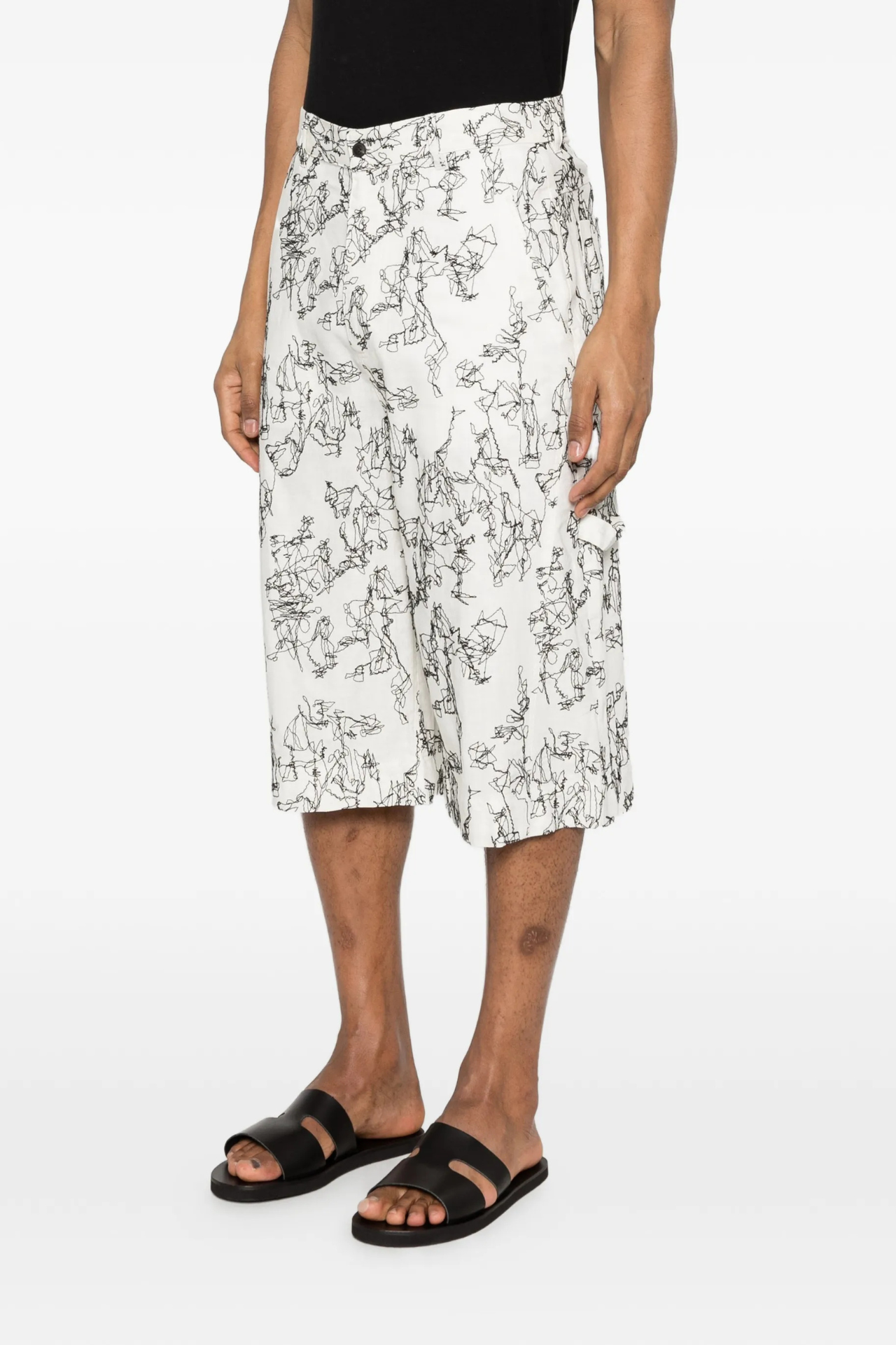 Qasimi embroidered bermuda shorts