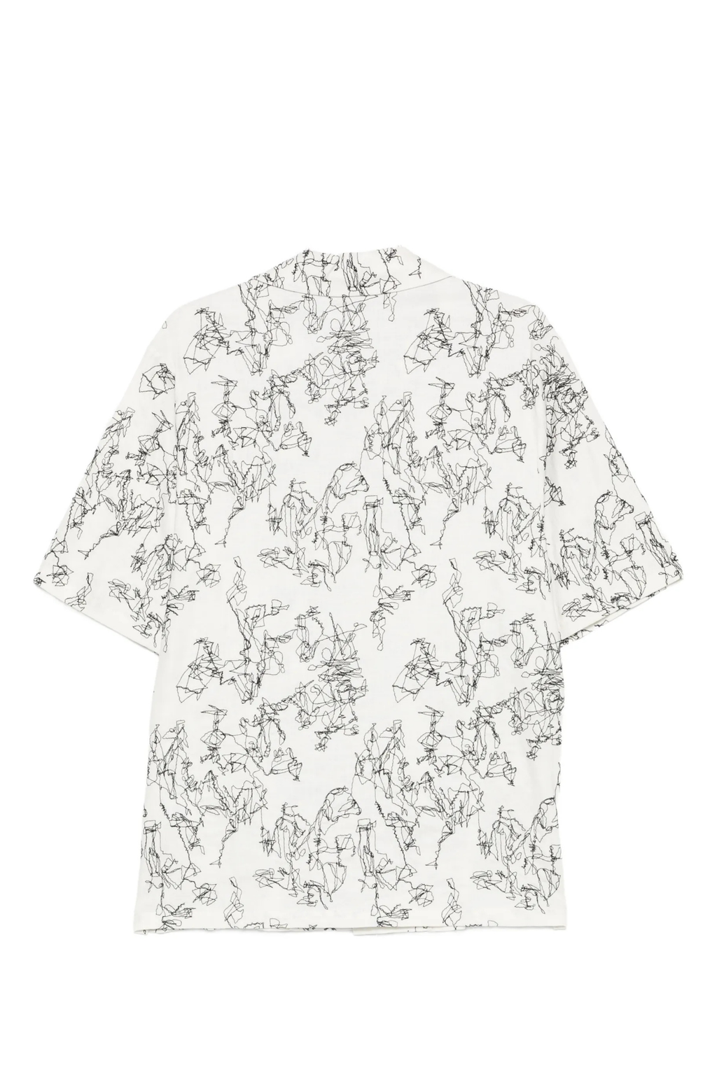 Qasimi buttoned pattern shirt