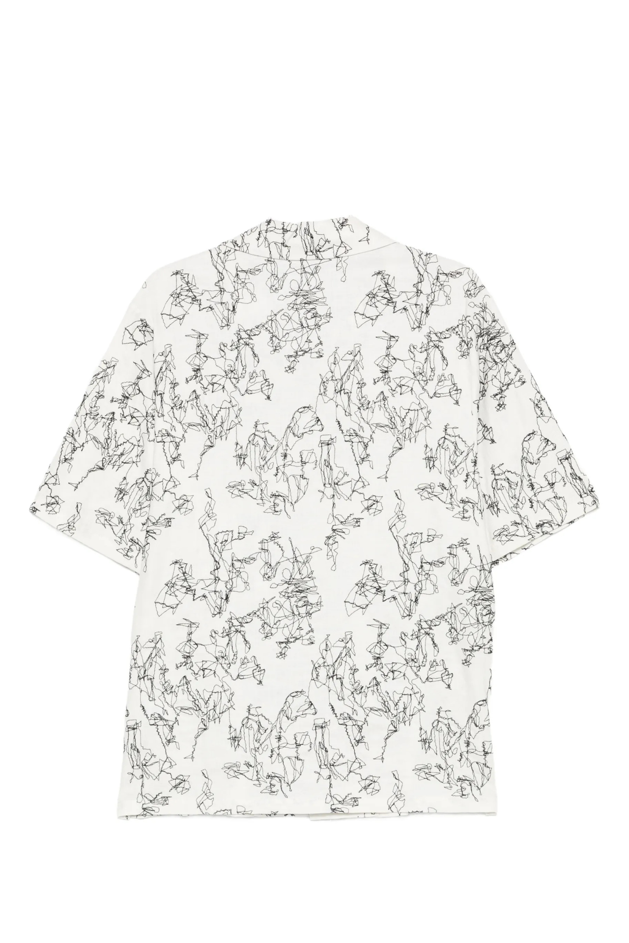 Qasimi buttoned pattern shirt
