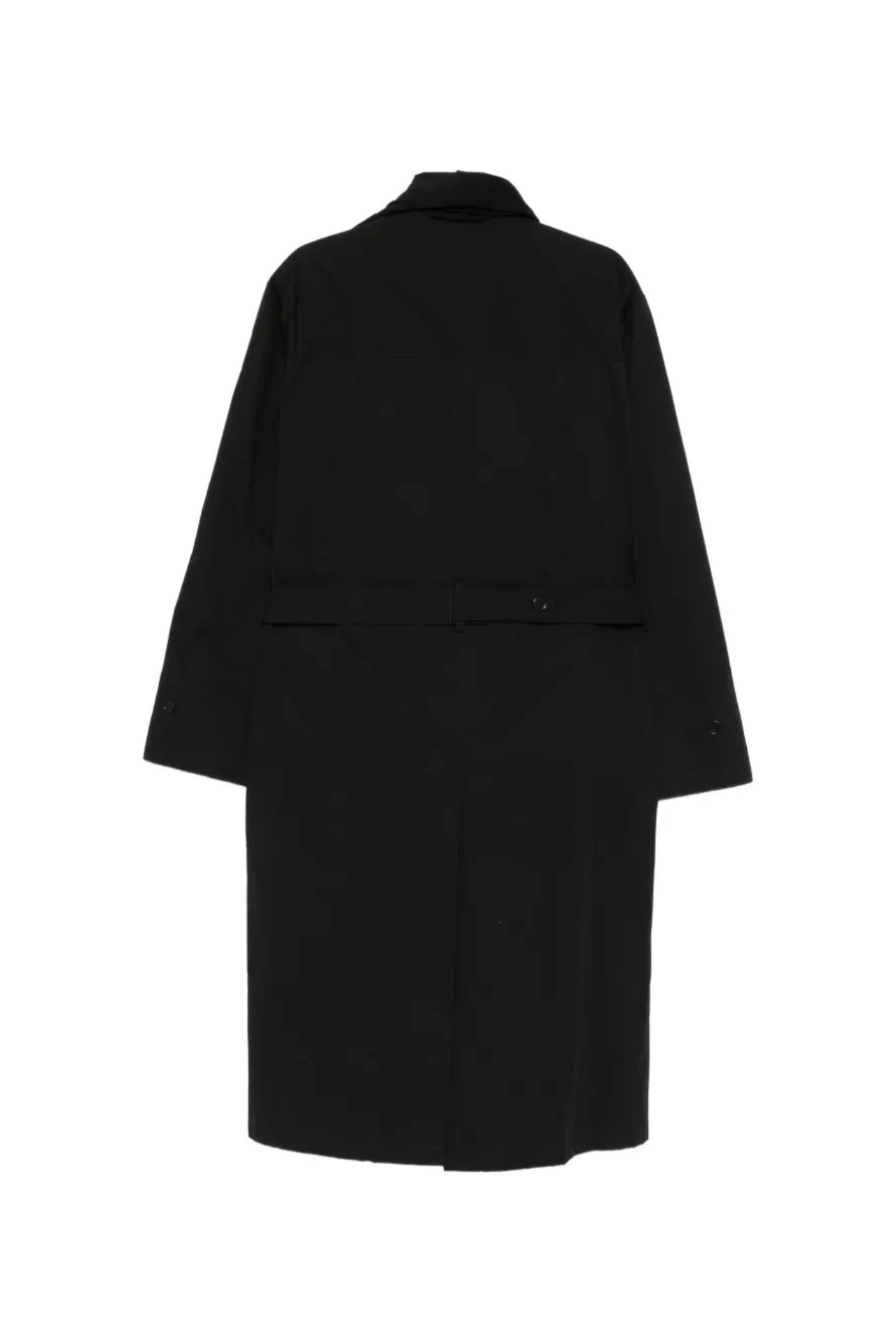 Alainpaul draped belted trench coat