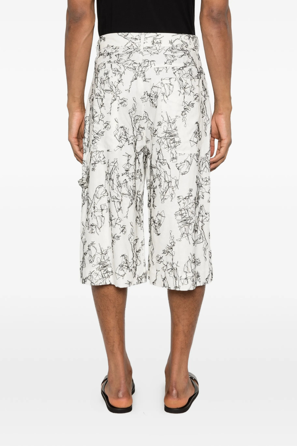 Qasimi embroidered bermuda shorts