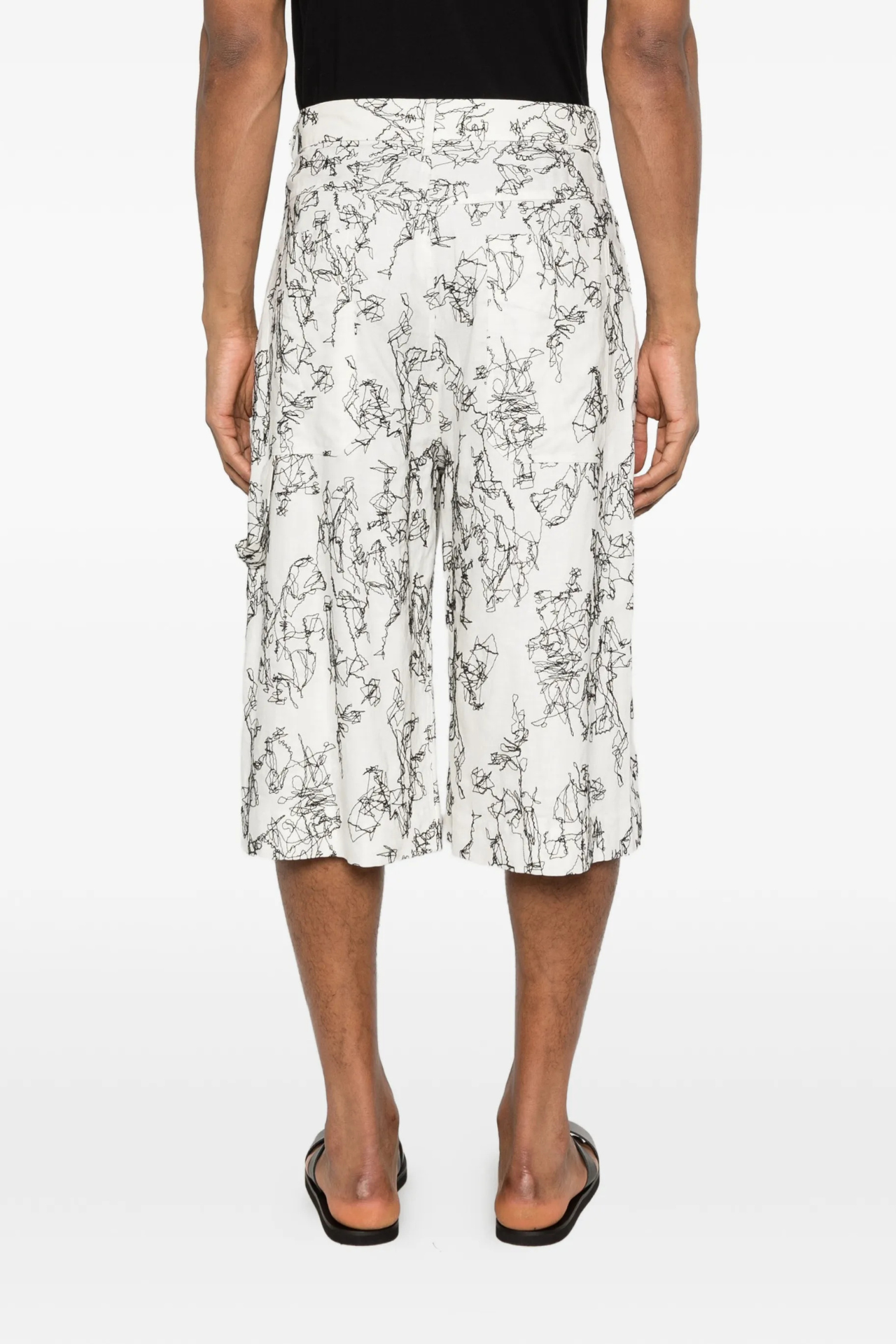 Qasimi embroidered bermuda shorts