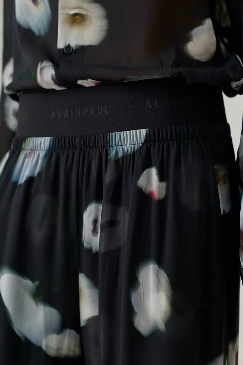 Alainpaul Floral Wide-Leg Trousers
