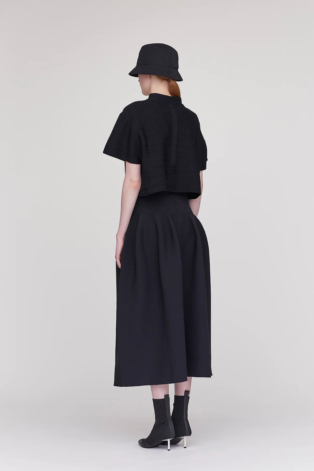 CFCL Pottery Skirt Black