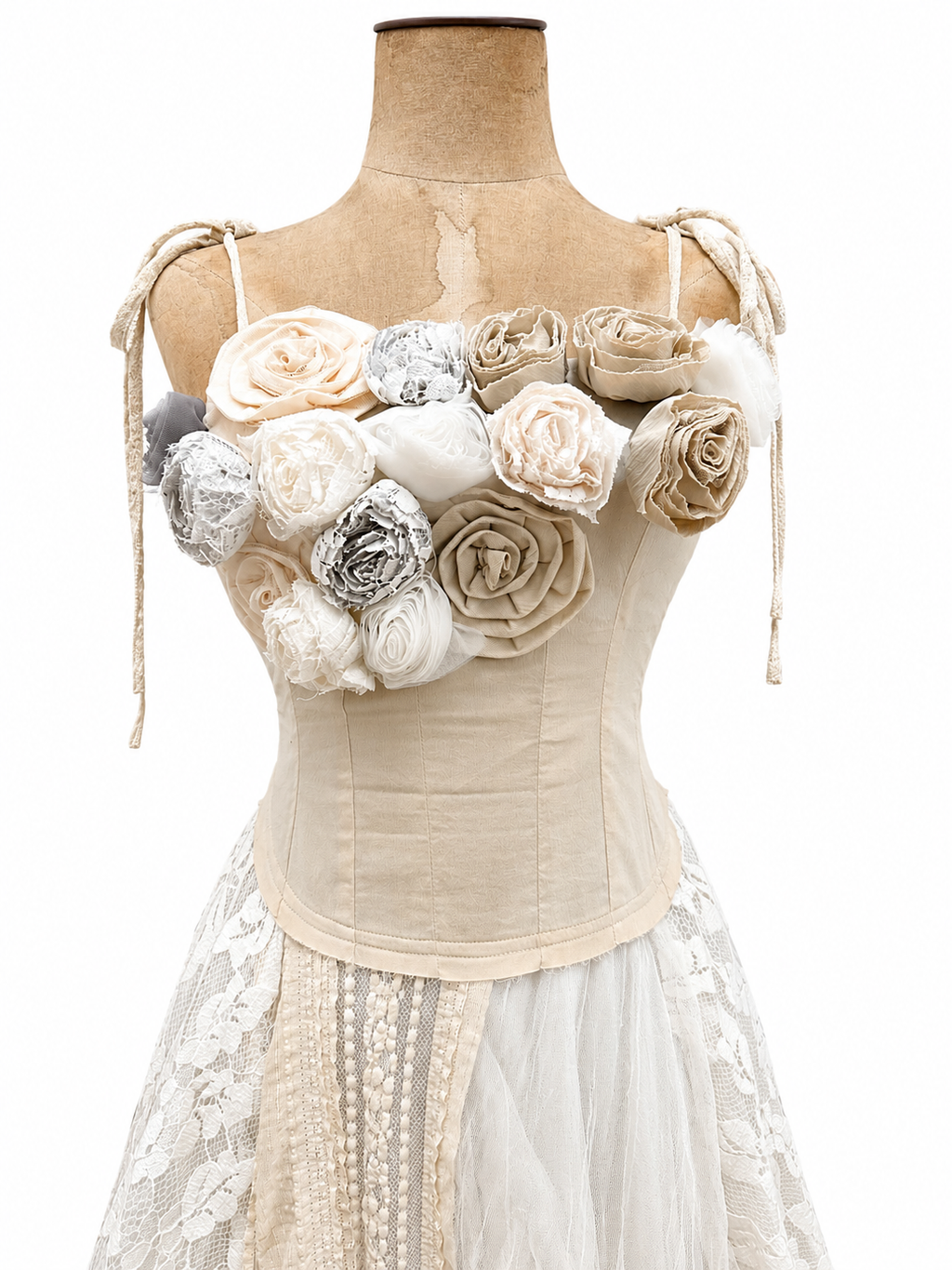 By Cookie H Lace Panels Dress