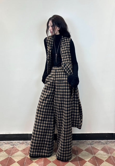 C473 Check Waistcoat