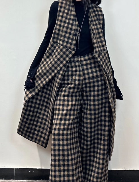 C473 Check Waistcoat