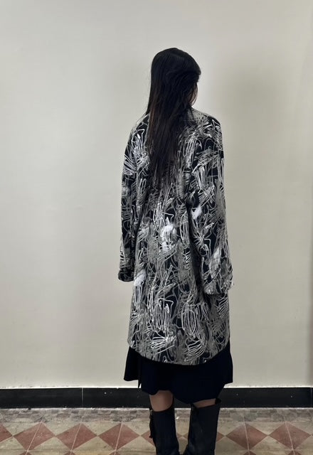 C515 Abstract Thread Coat