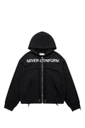 Matières Fécales distressed Never Conform hoodie