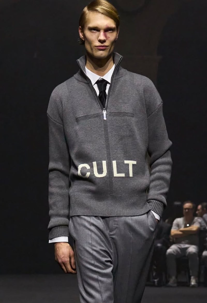 PRE-ORDER Matières Fécales Cult Quarterzip Top.