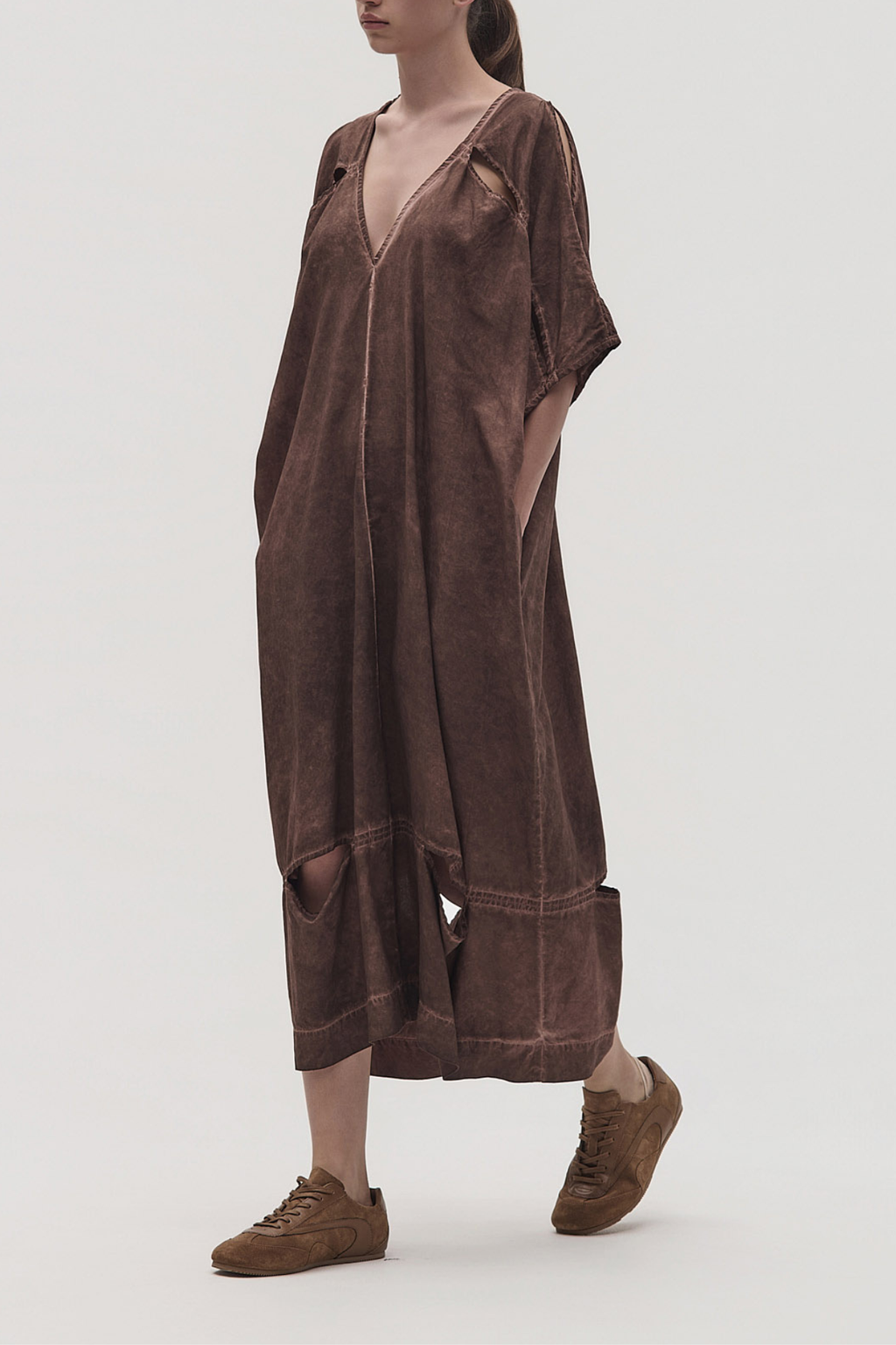 Celular Dress Brown
