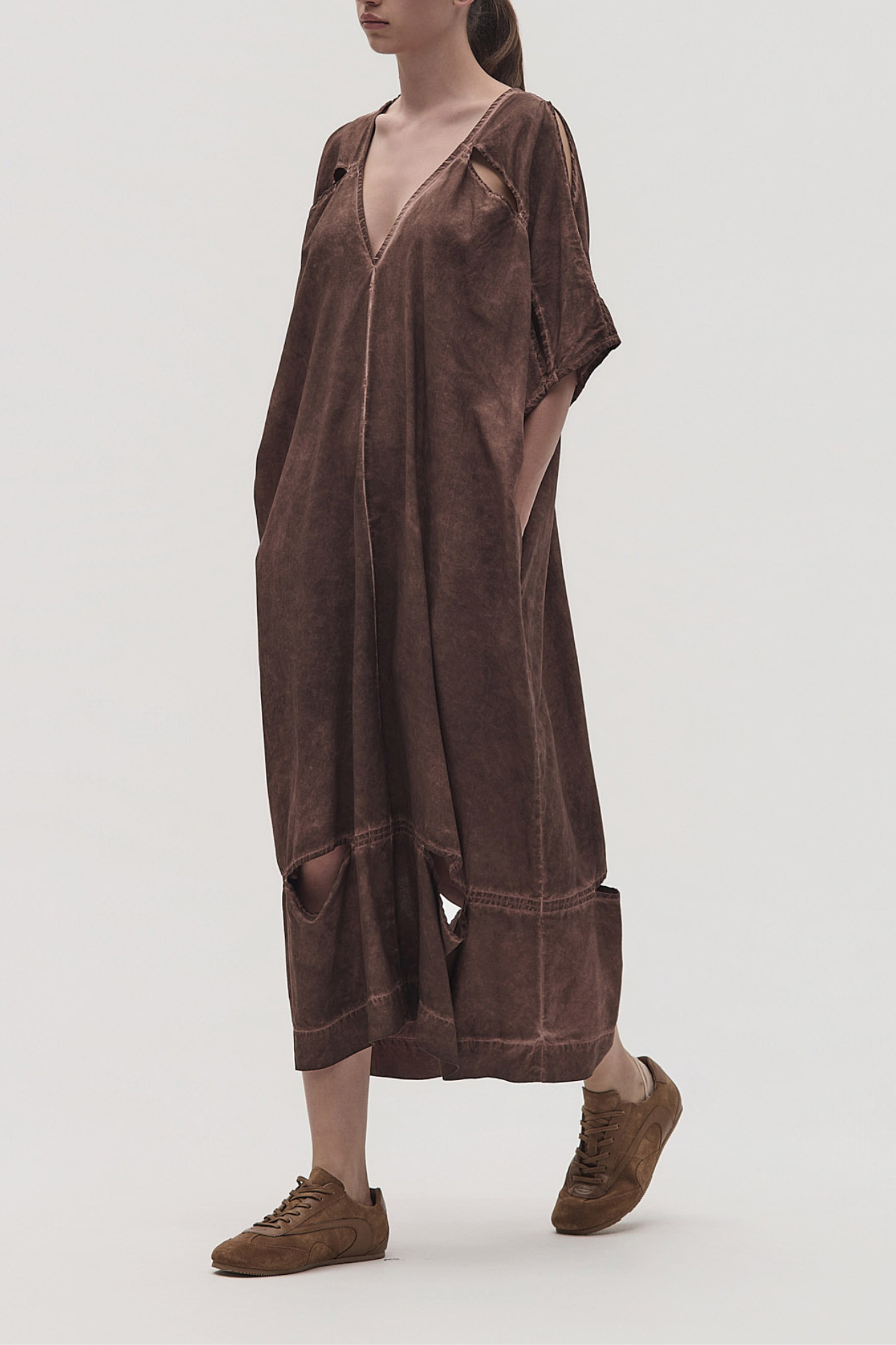 Celular Dress Brown