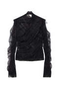 Matières Fécales Women’s Lola Top – Sclera Black