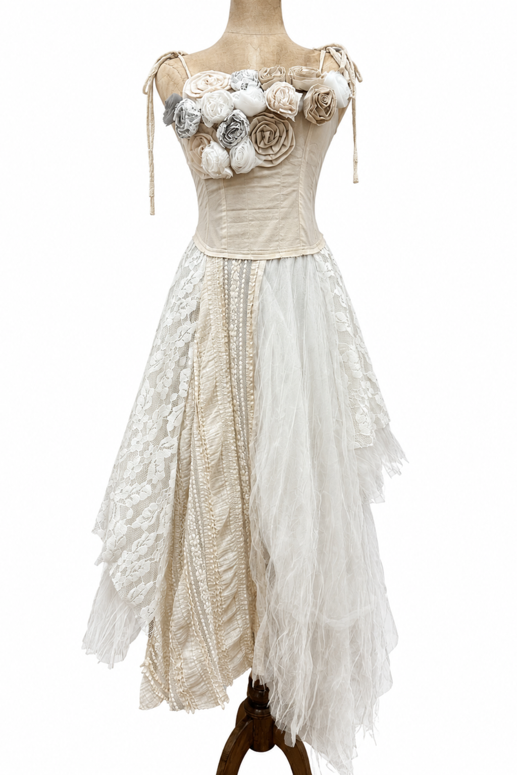 By Cookie H Lace Panels Dress
