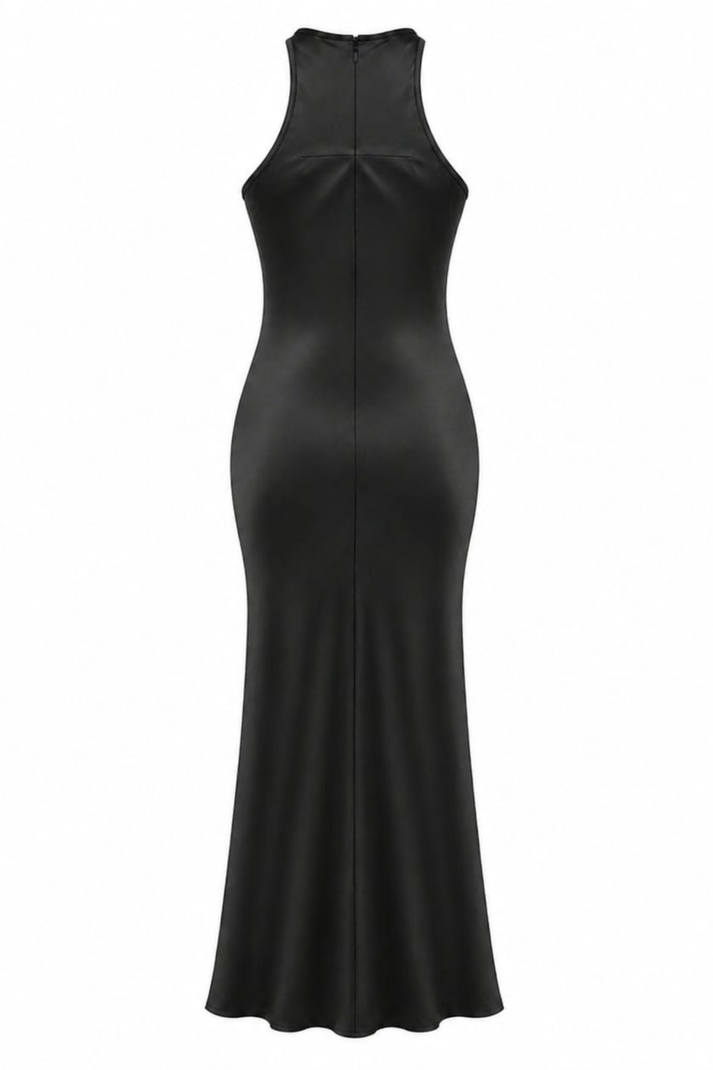 Matières Fécales Rose Slip Dress Black