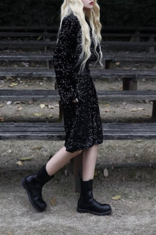 A387 Sequinned Shorts