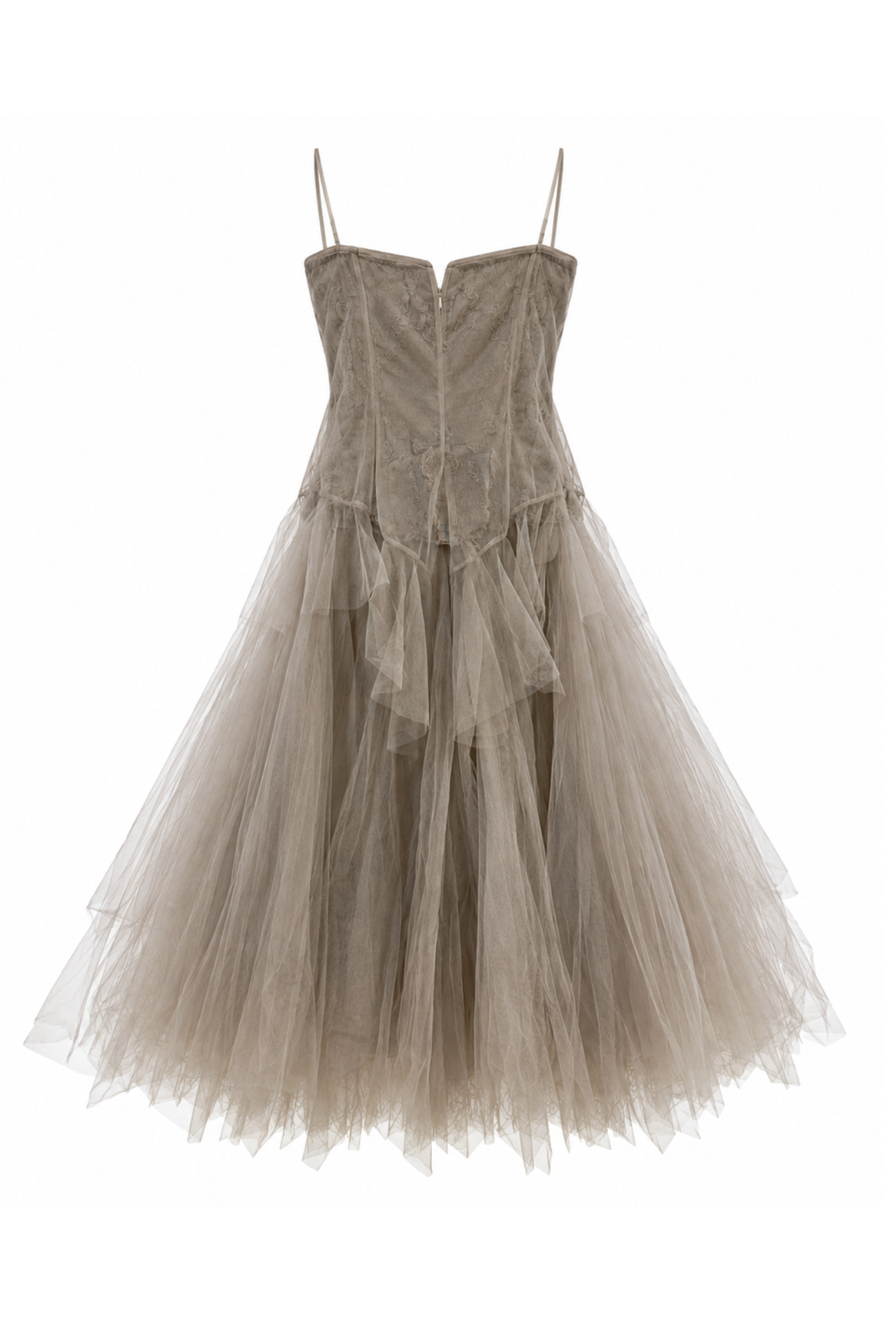 Cookie H. Embroidered Tulle Corset Dress
