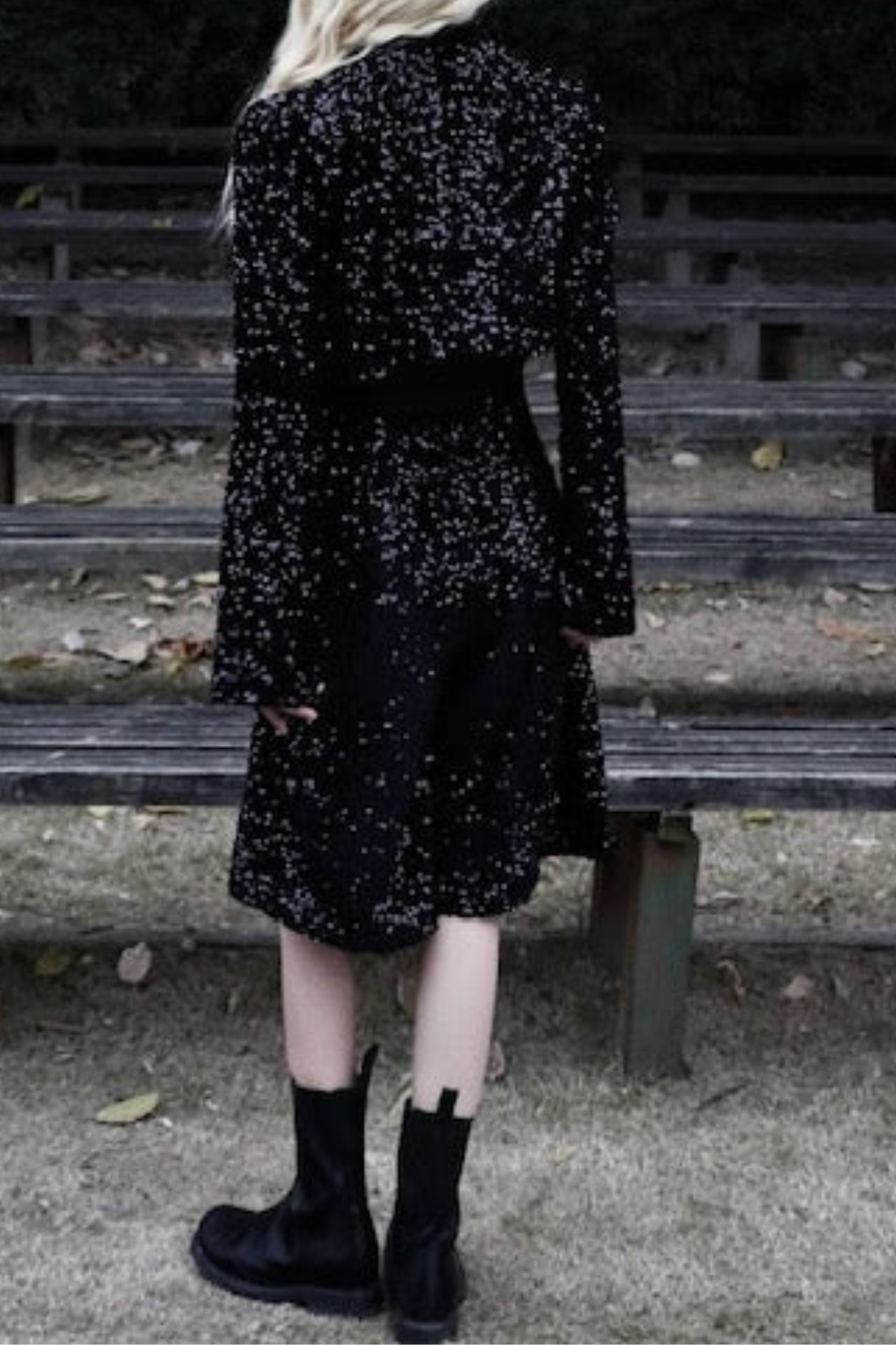 A387 Sequinned Shorts