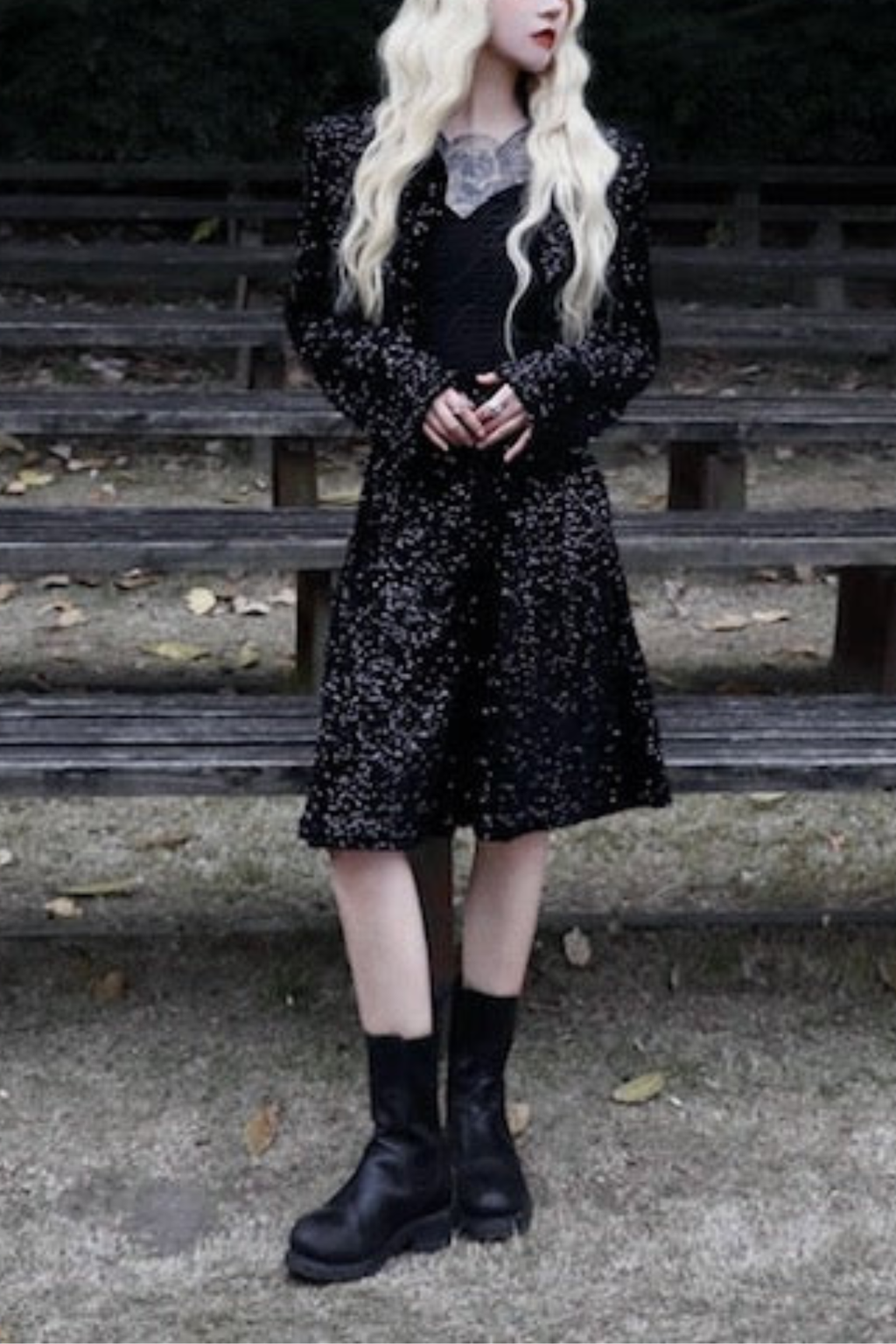 A387 Sequinned Shorts