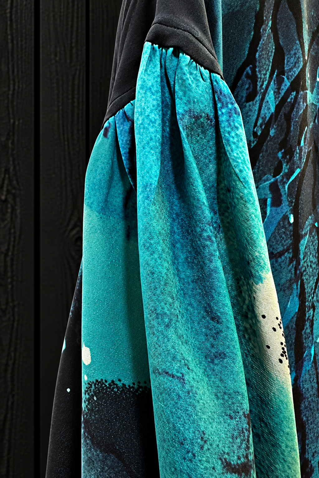Yohji Yamamoto Printed Silk Shirt