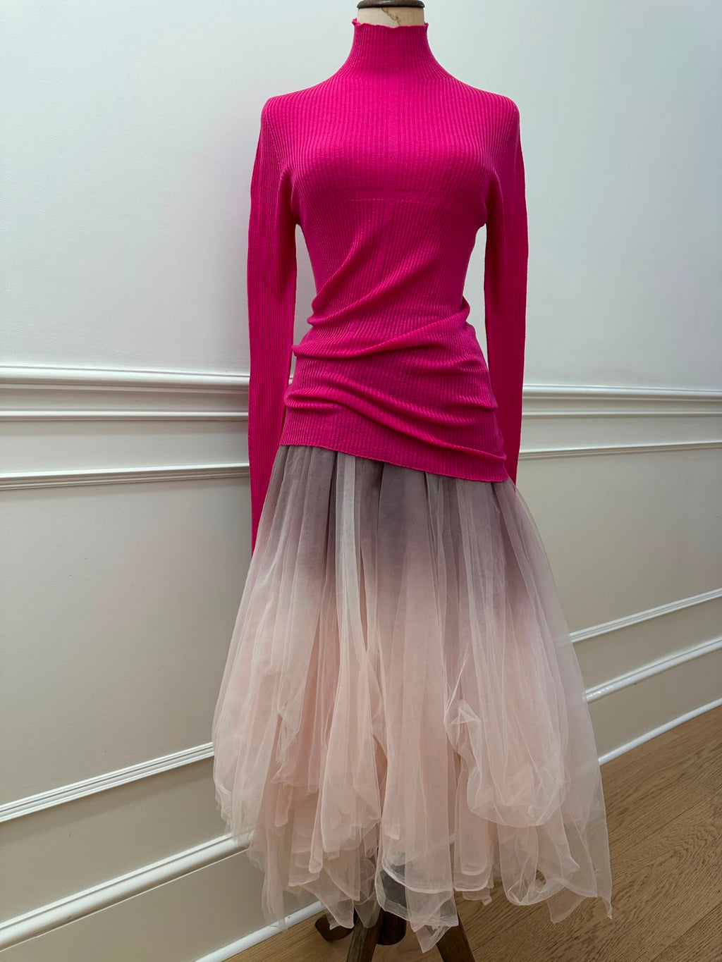 Matières Fécales Unisex Forever Seamless Sweater Hot Pink