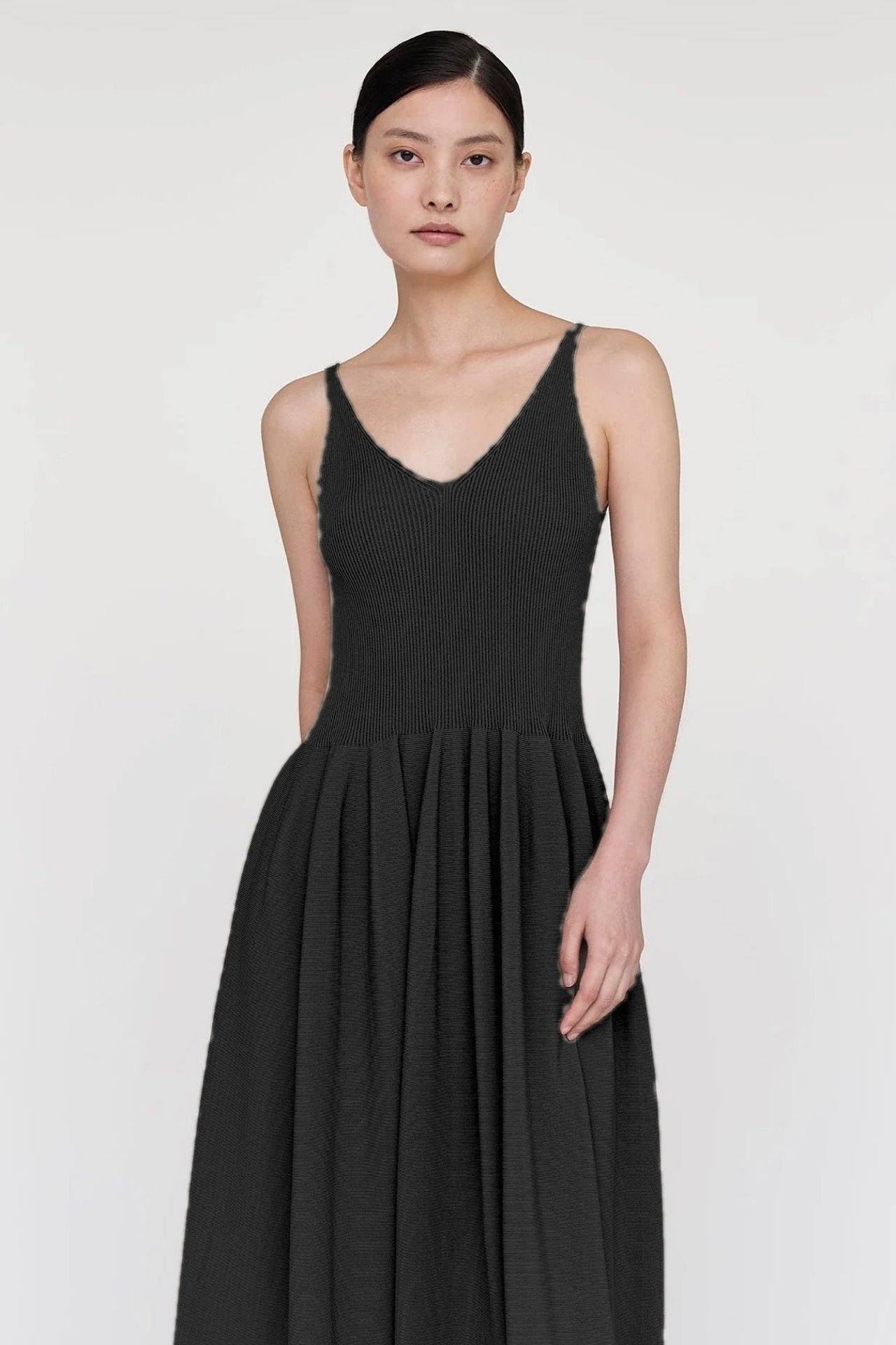 CFCL Rivulet Sleeveless Dress Black