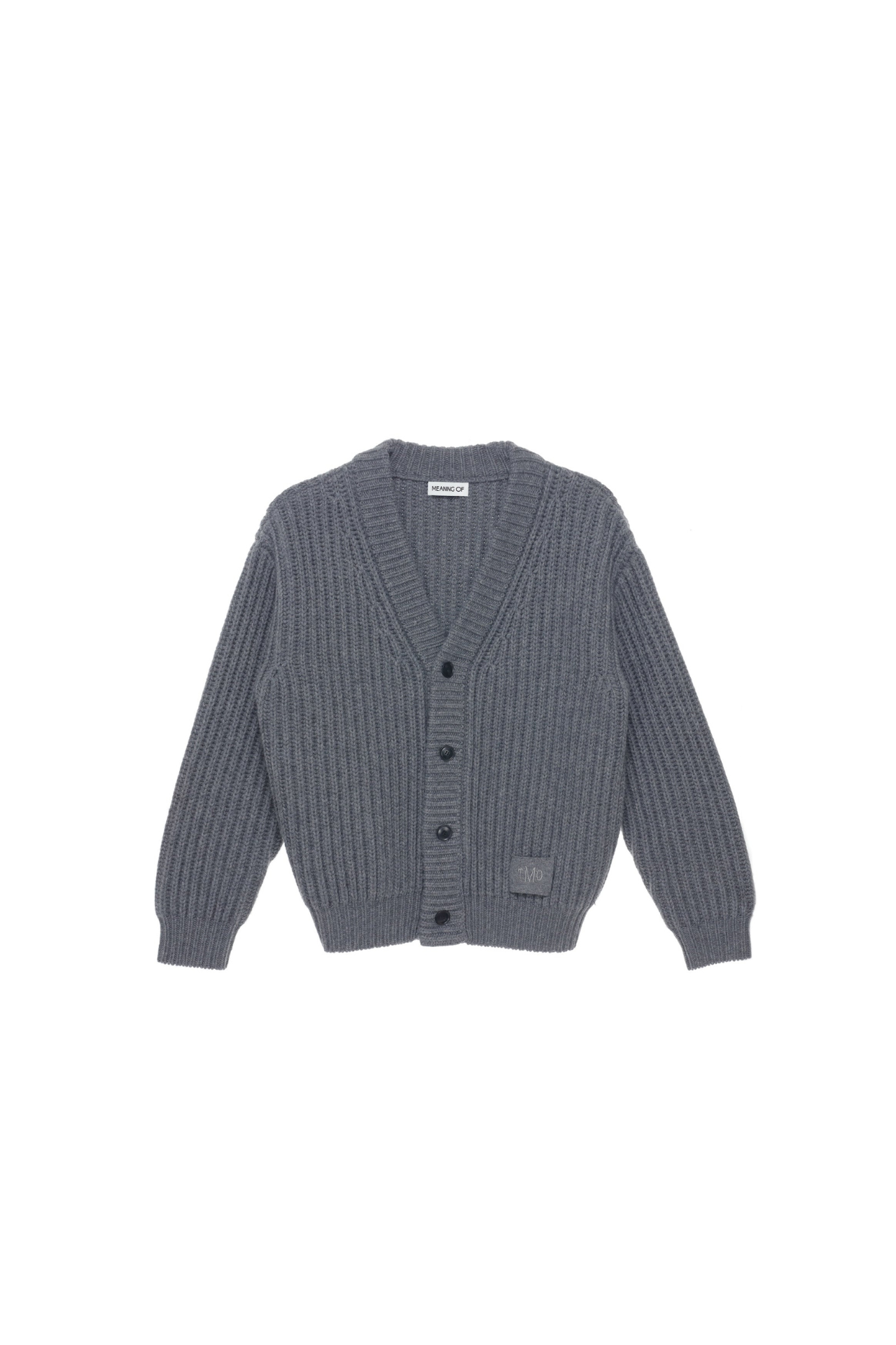 Textured Cardigan TMO25AWKN07GRY