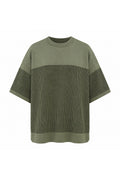 CFCL Waffle Lucent Short Sleeve Tee Green